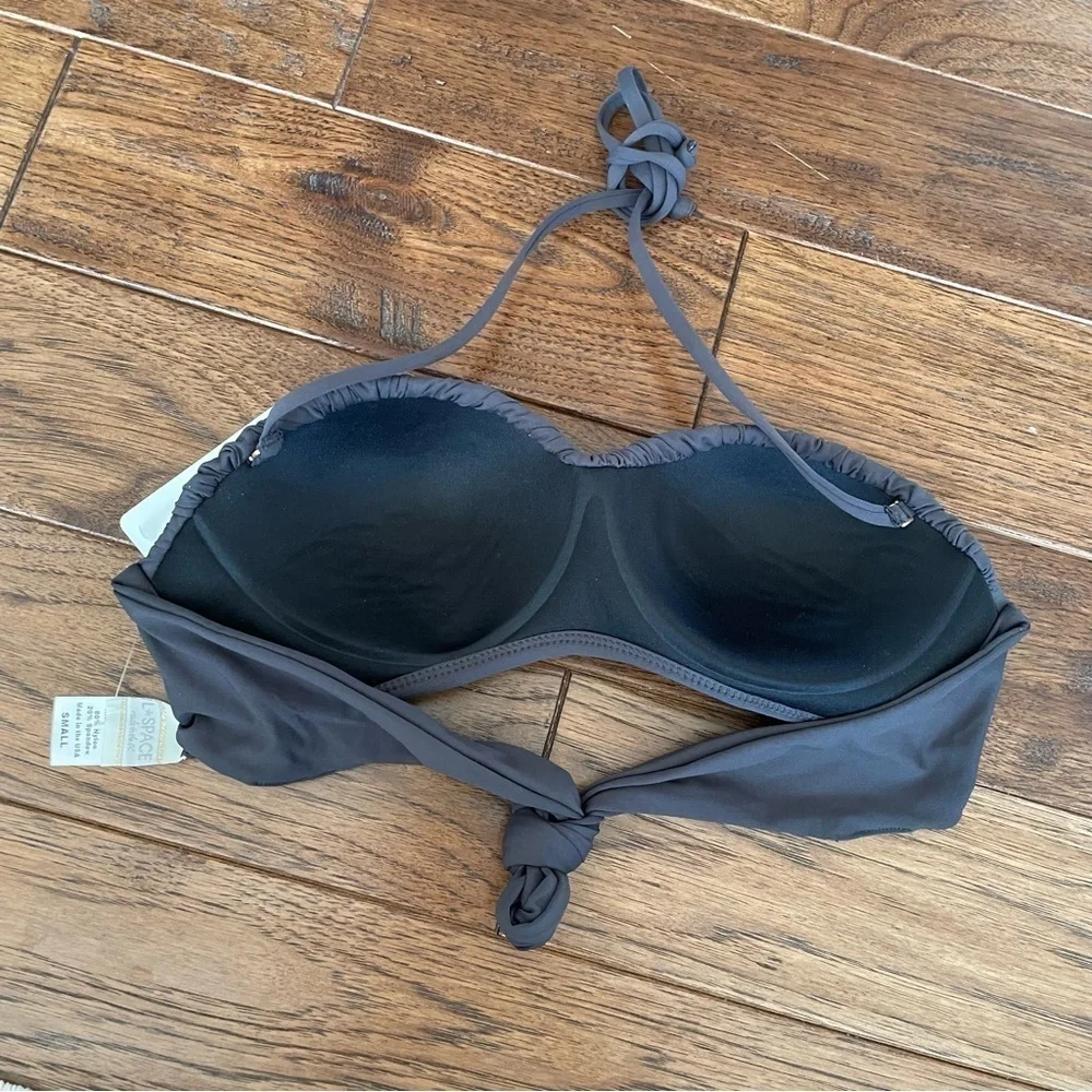 L*Space Ariel Demi Bikini Top in Pebble